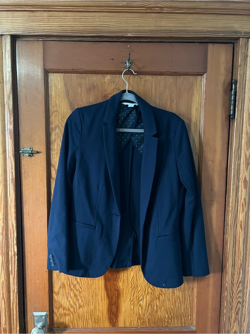 Old Navy women’s Dark Navy Single-Button Blazer